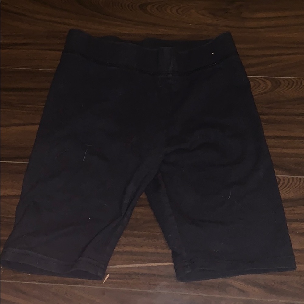 black biker shorts